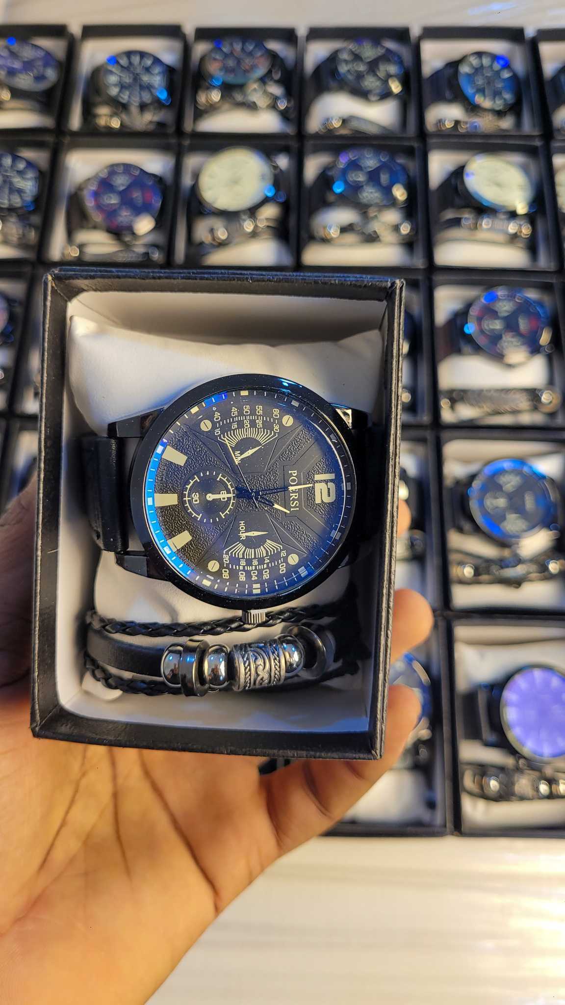 Watch and Bracelets set 1