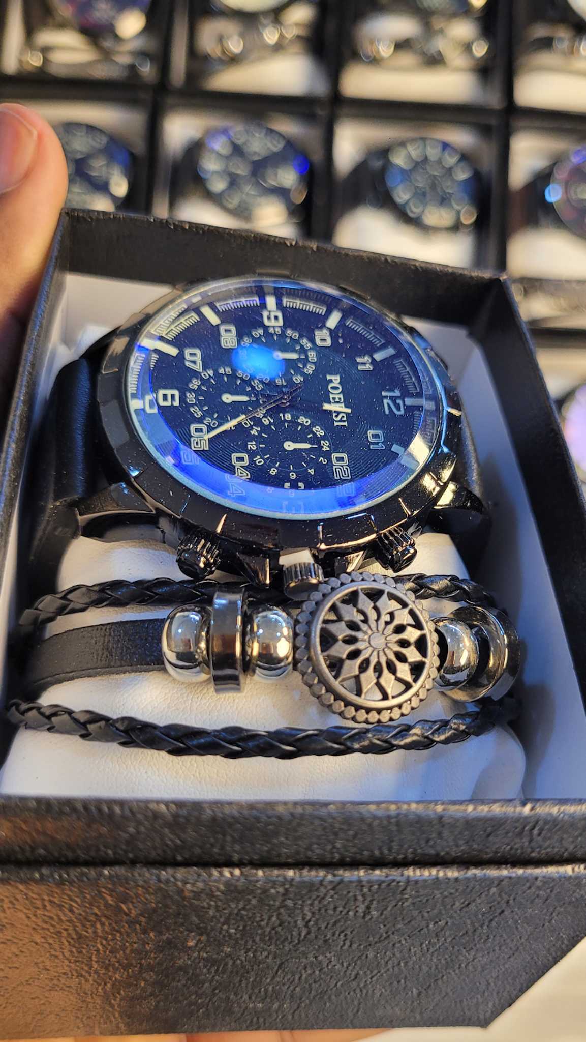 Watch and Shield bracelet