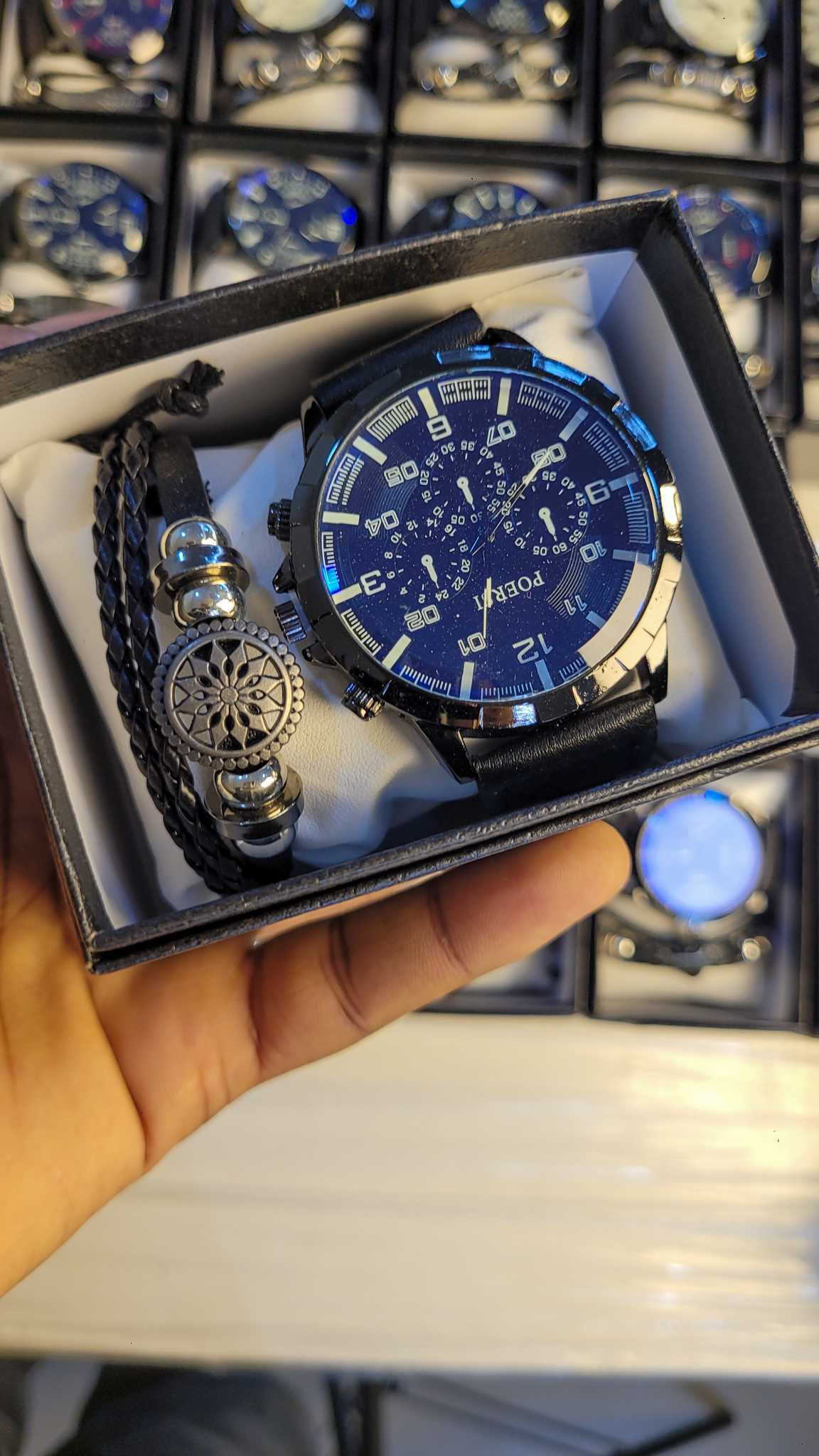 Watch and Shield bracelet