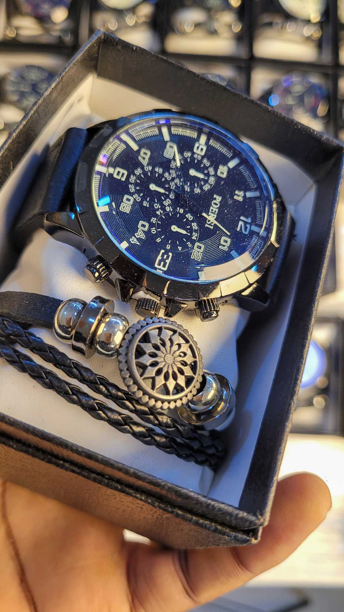 Watch and Shield bracelet