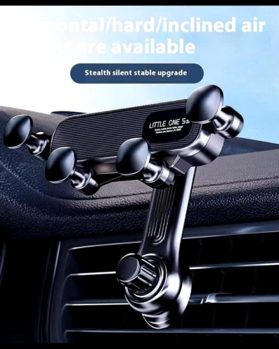 *MINI ADJUSTABLE ROTATING NECK CAR  PHONE HOLDER
