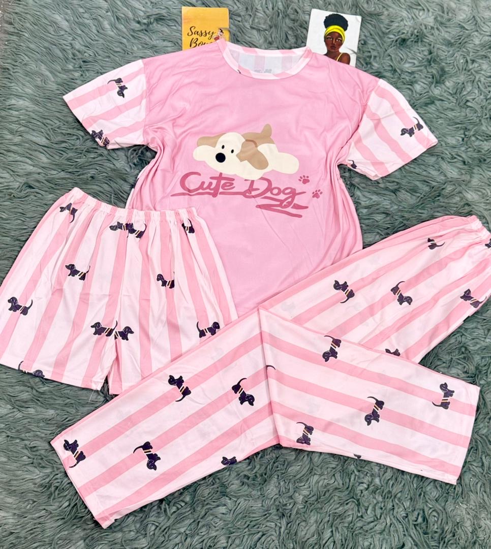 3in1 character lounge wear set..  Size: 6-18