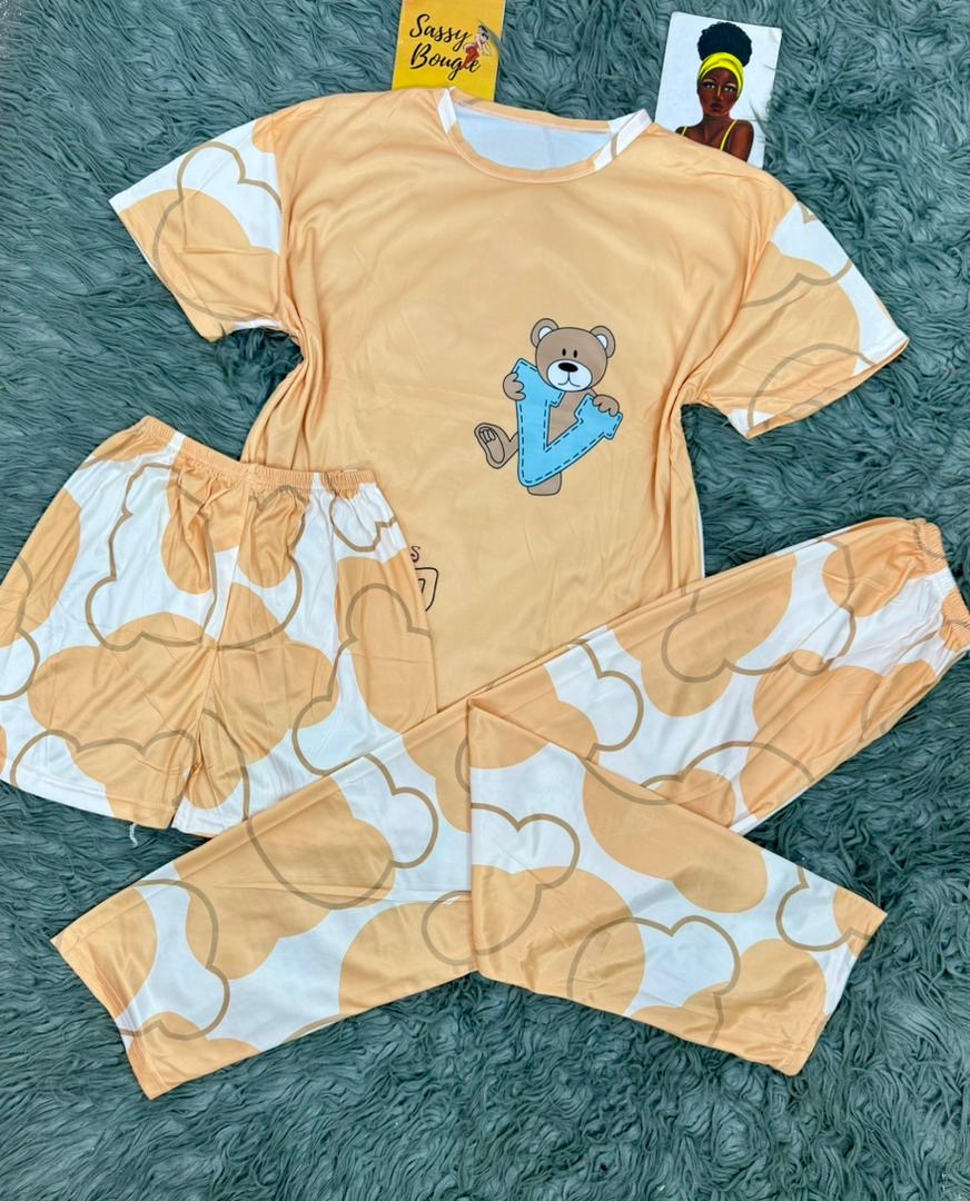 3in1 character lounge wear set..  Size: 6-18