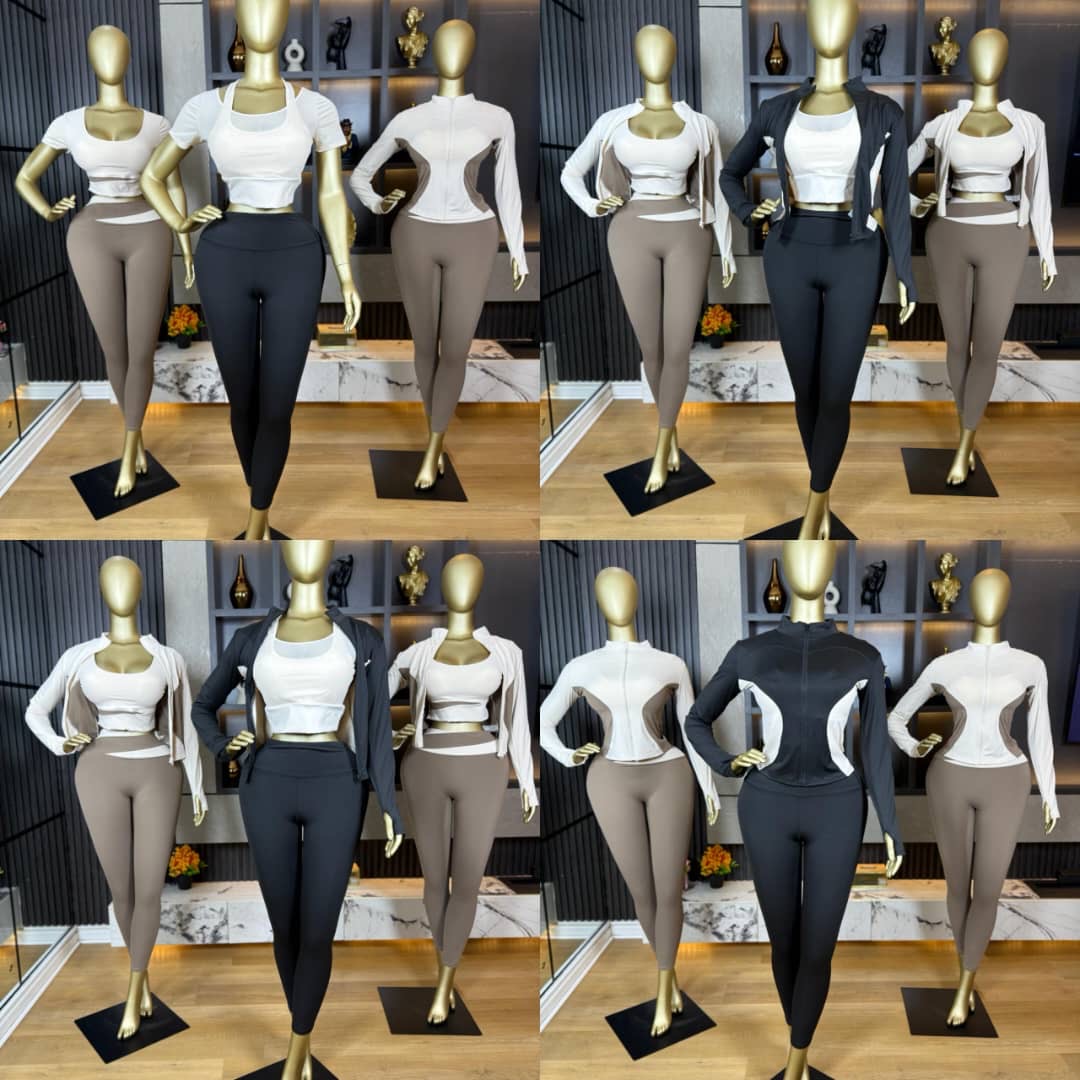 Luxury 3pcs sexy sandea active wear...  Size: M-2XL
