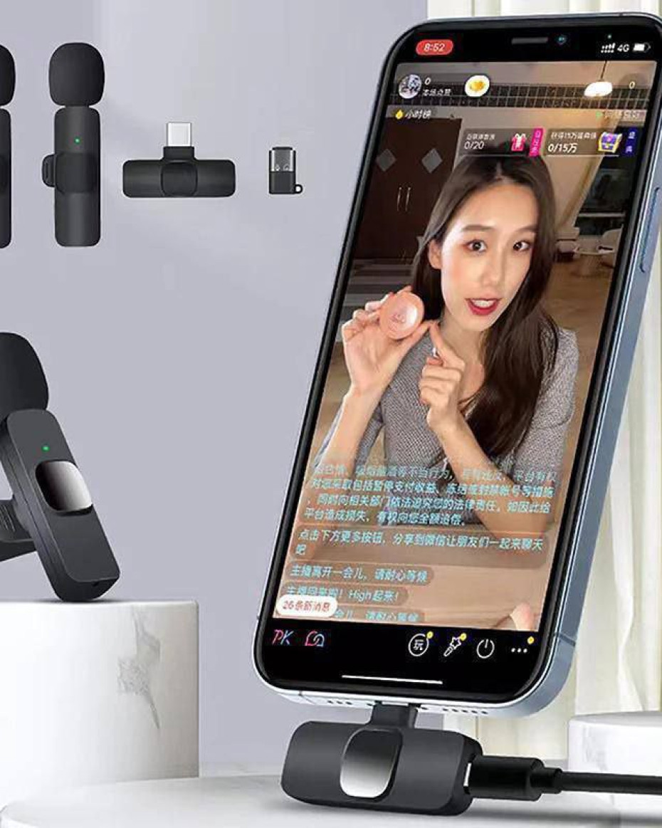 *3in1 K9 WIRELESS LAPEL MICROPHONE