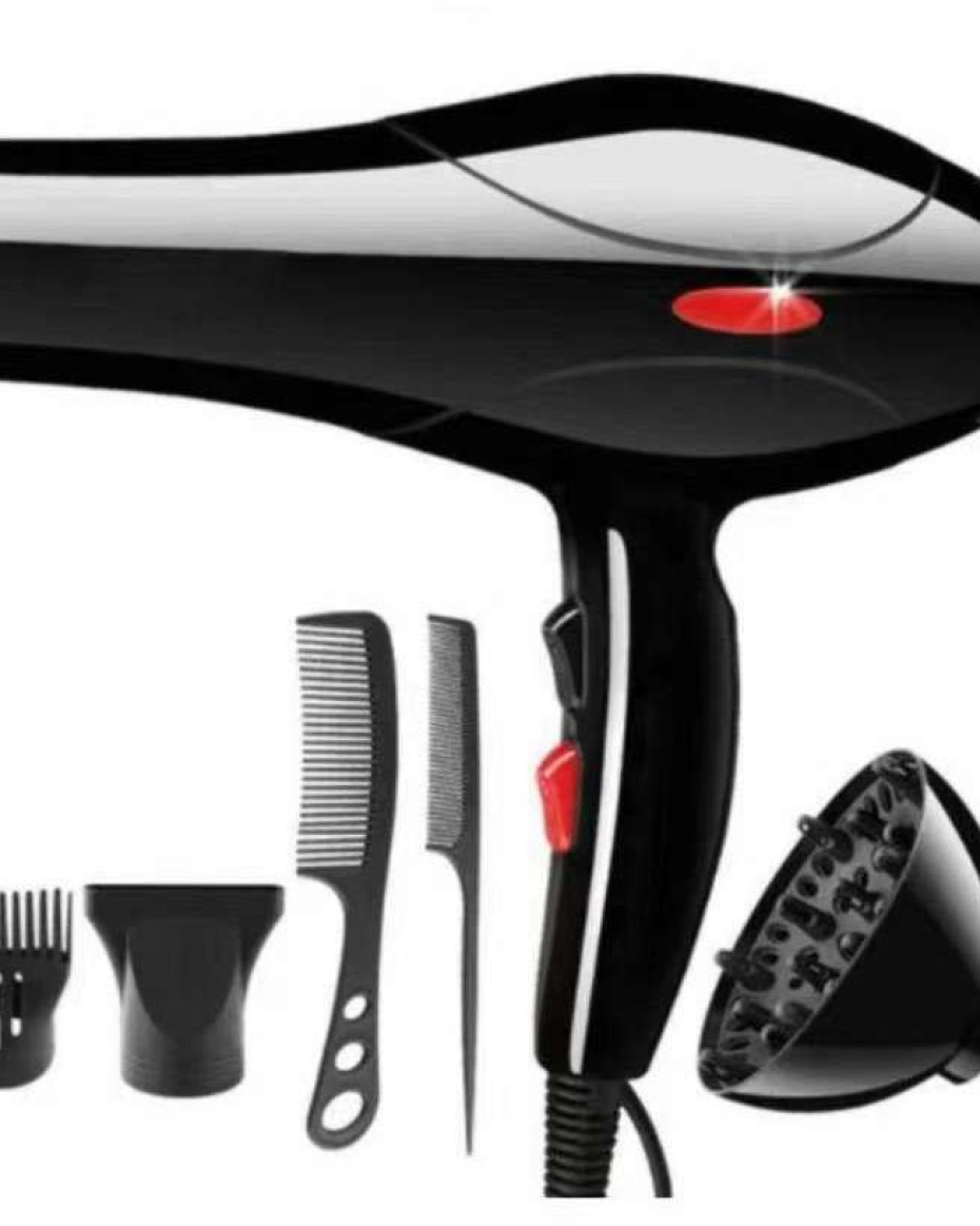 *3000WATTS 5in1 BIG SIZE PROFESSIONAL HAIR DRYER WITH HAIR ACCESSORIES AS SEEN IN THE PICTURE..L
