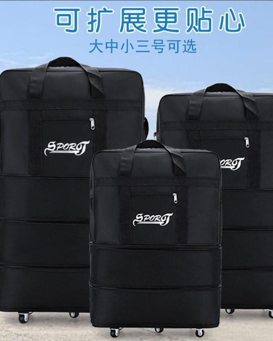 *COLLAPSIBLE HIGH QUALITY LEATHER MULTIFUNCTIONAL LUGGAGE BAG:*