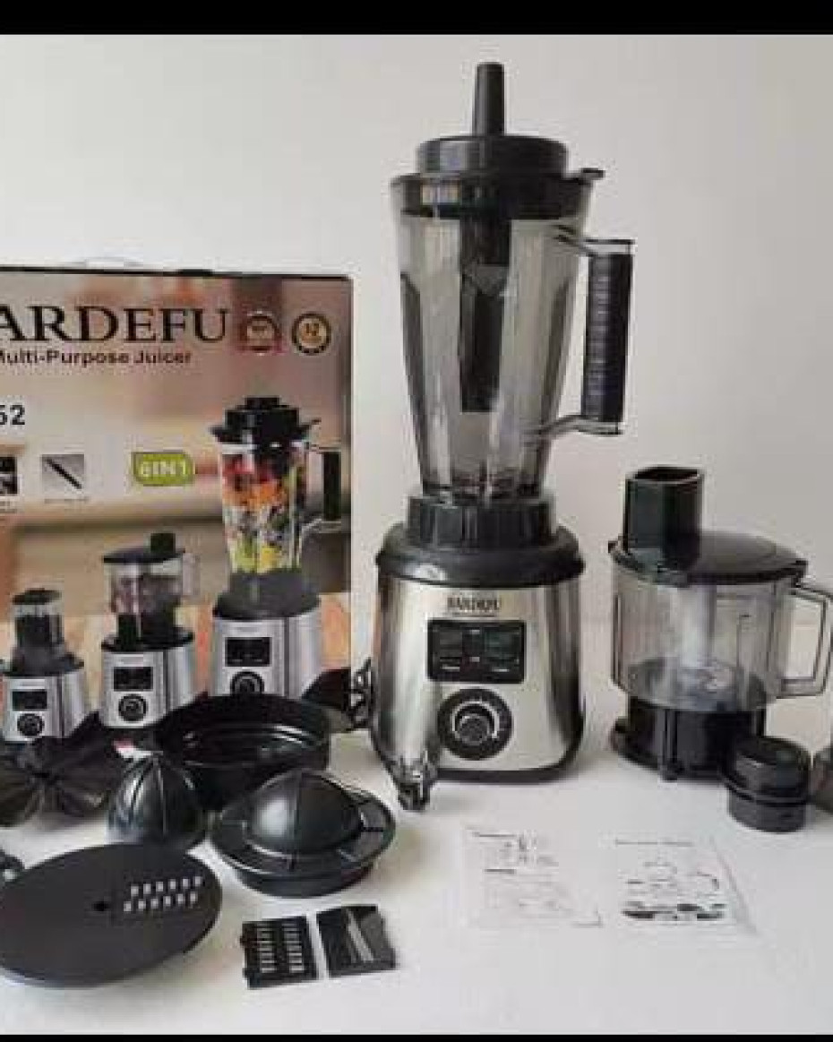 *HIGH QUALITY 6IN1 BARDEFU MULTIPURPOSE BLENDER COPPER MOTOR WITH ACCESSORIES....