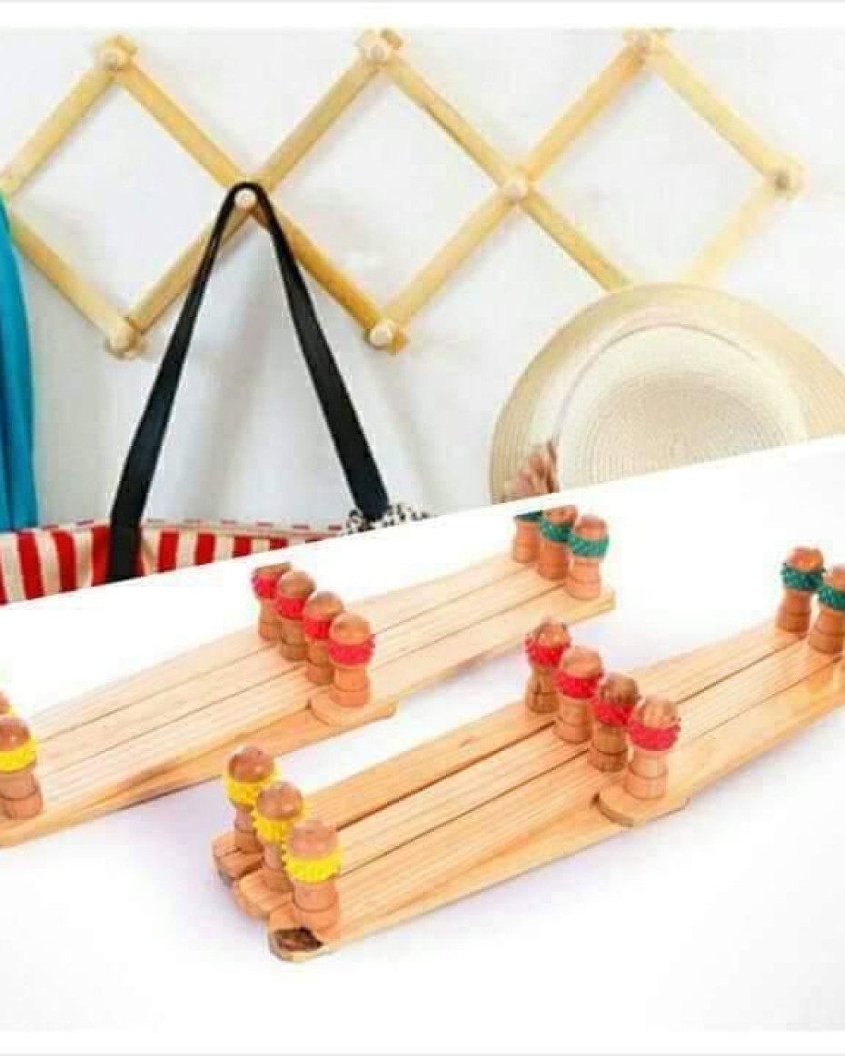 *MULTI-PURPOSE COLLAPSIBLE WOODEN HANGE(BIG SIZE)