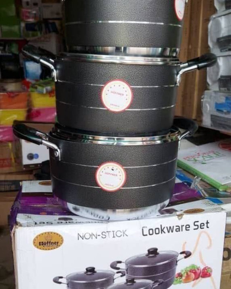 *HF UNIQUE NONSTICK COOKWARE POT SETS.