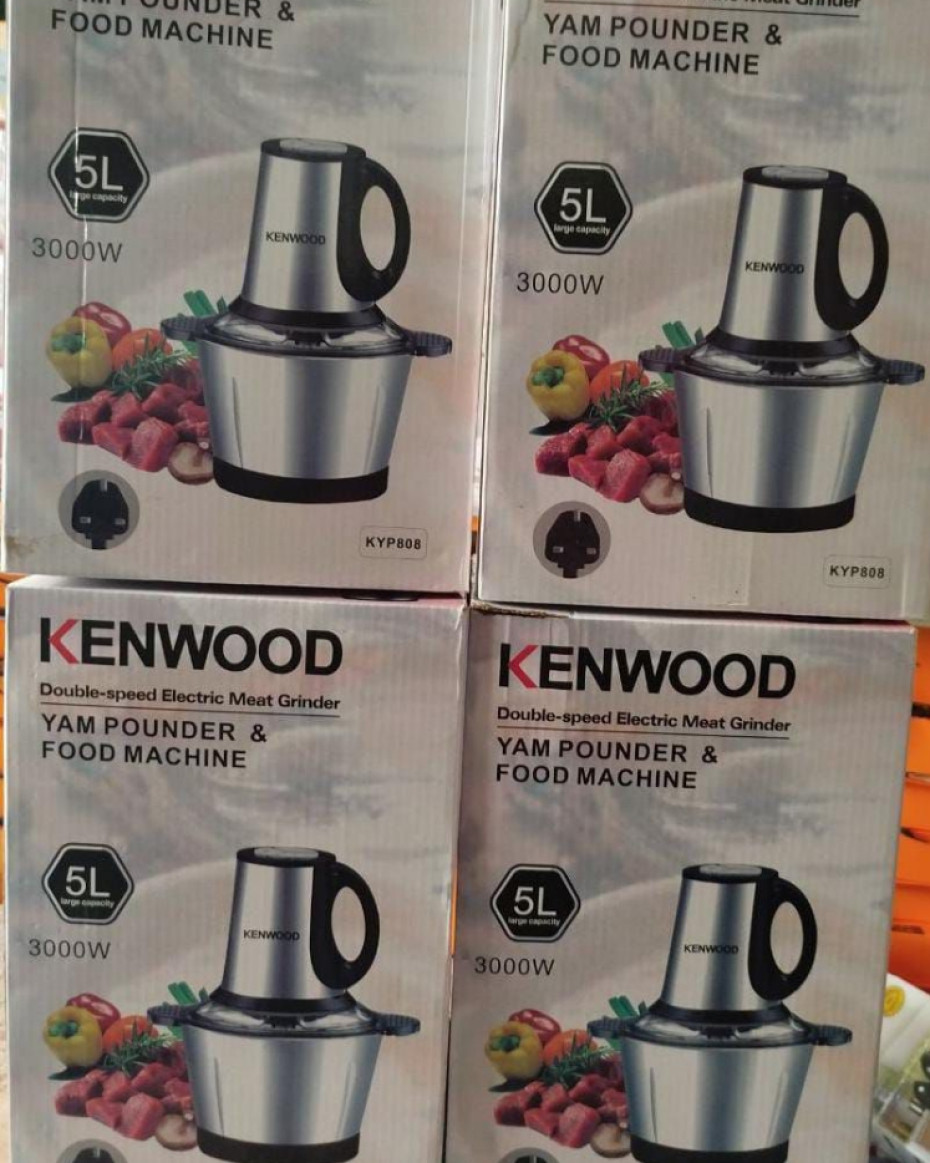 *5LITRES KENWOOD YAM POUNDER/PROCESSOR.