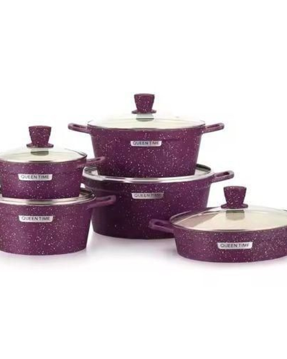 *10PCS QUEEN TIME HIGH QUALITY GRANITE POT