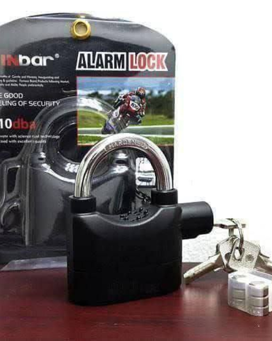 *STRONG ANTI THEFT SECURITY ALARM PADLOCK