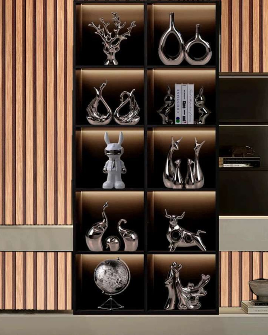 *UNIQUE FLUTED MULTIFUNCTIONAL KITCHEN/WARDROBE WALLPAPER/STICKER