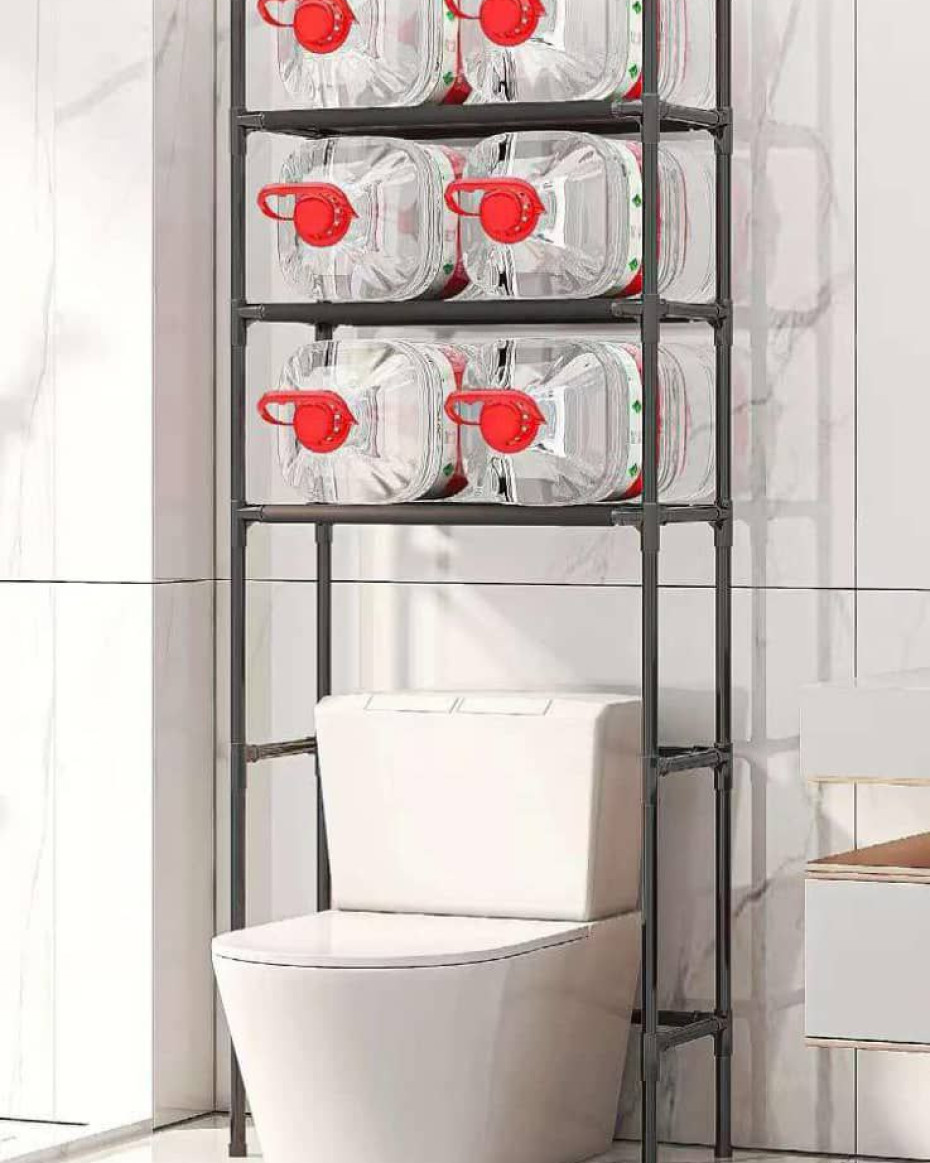 *3LAYERS STRONG IRON BATHROOM SHELF