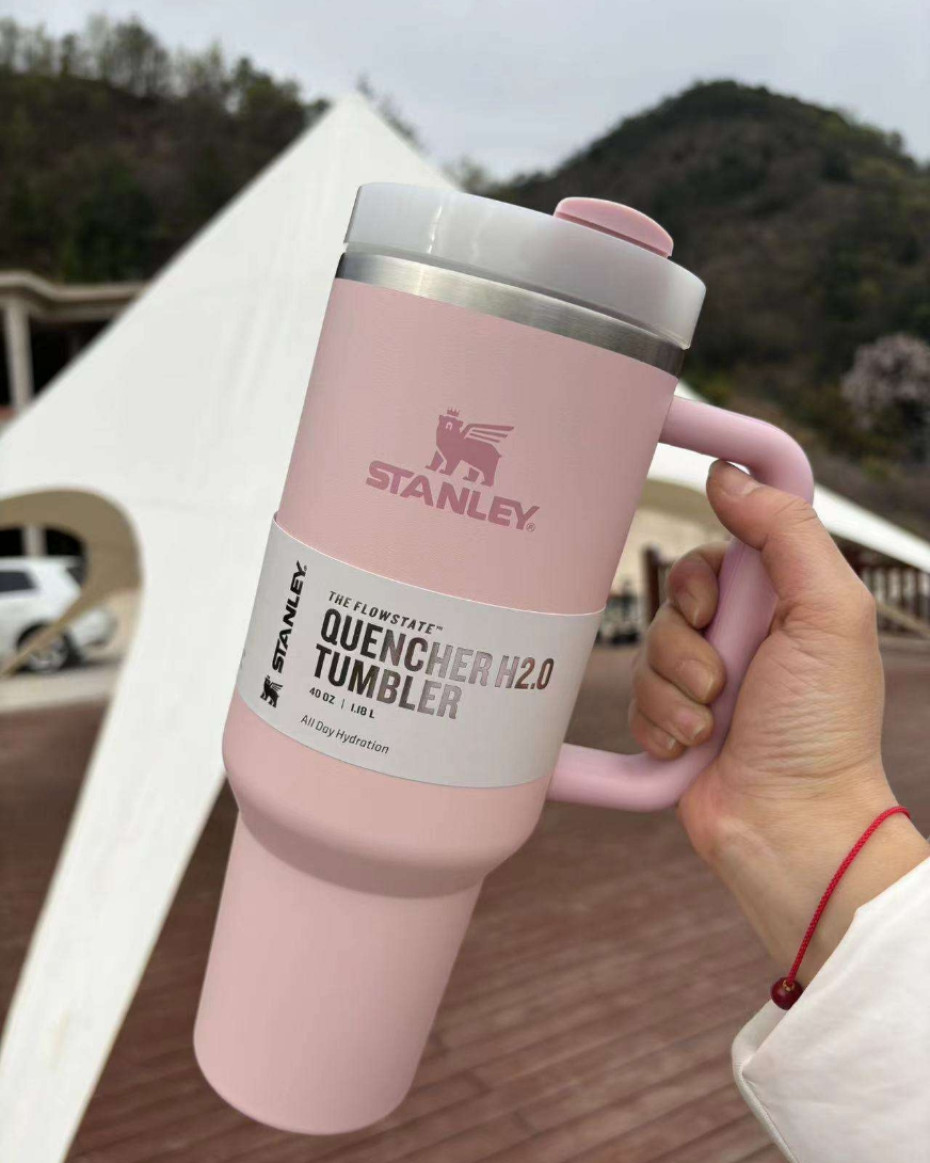 *ORIGINAL STANLEY HOT & COLD LARGE CAPACITY INSULATED STAINLESS STRAW CUP