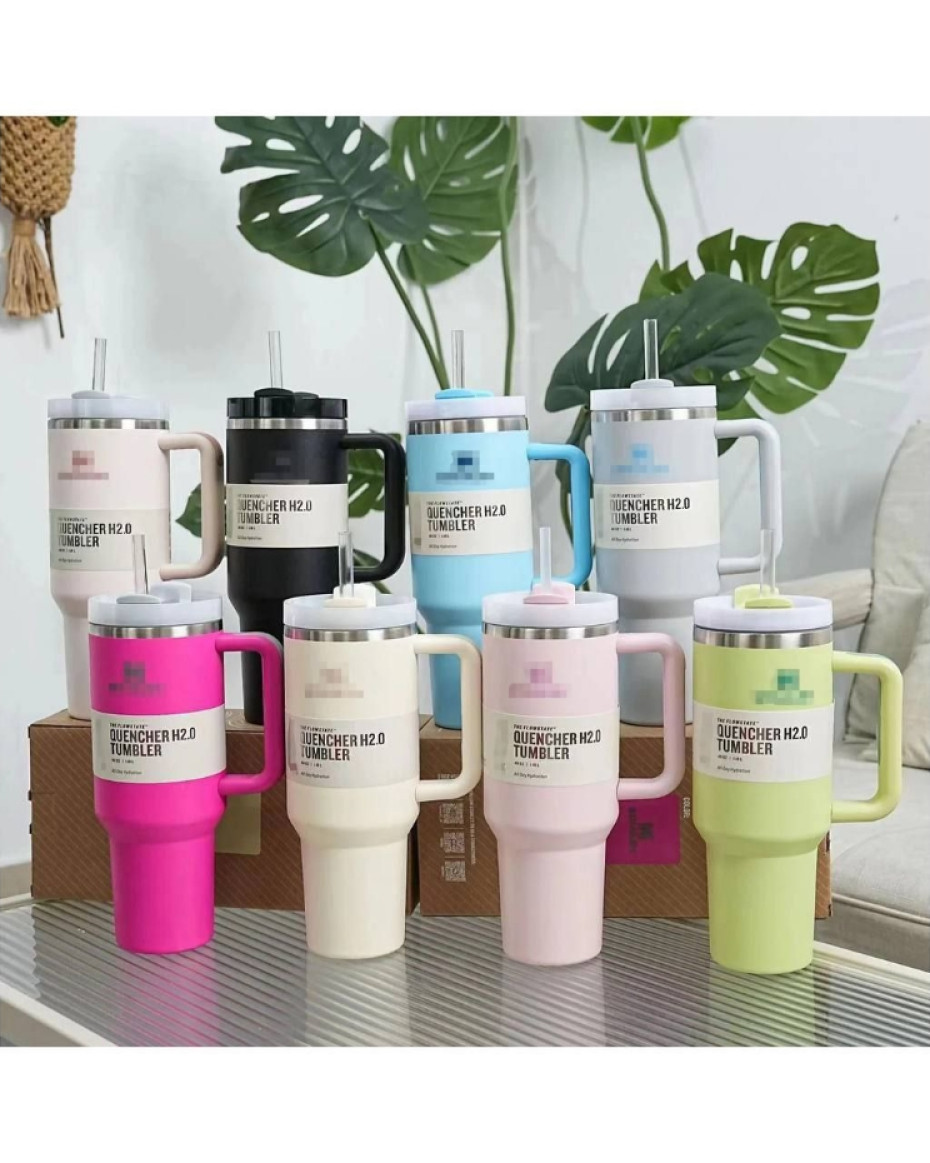 *ORIGINAL STANLEY HOT & COLD LARGE CAPACITY INSULATED STAINLESS STRAW CUP