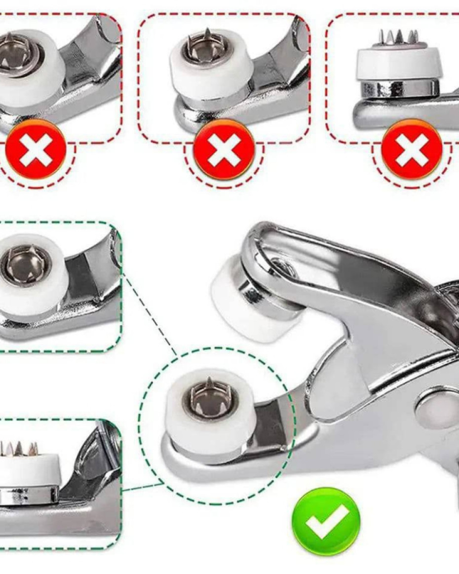 *Quality DIY Metal Snap Button pliers sets