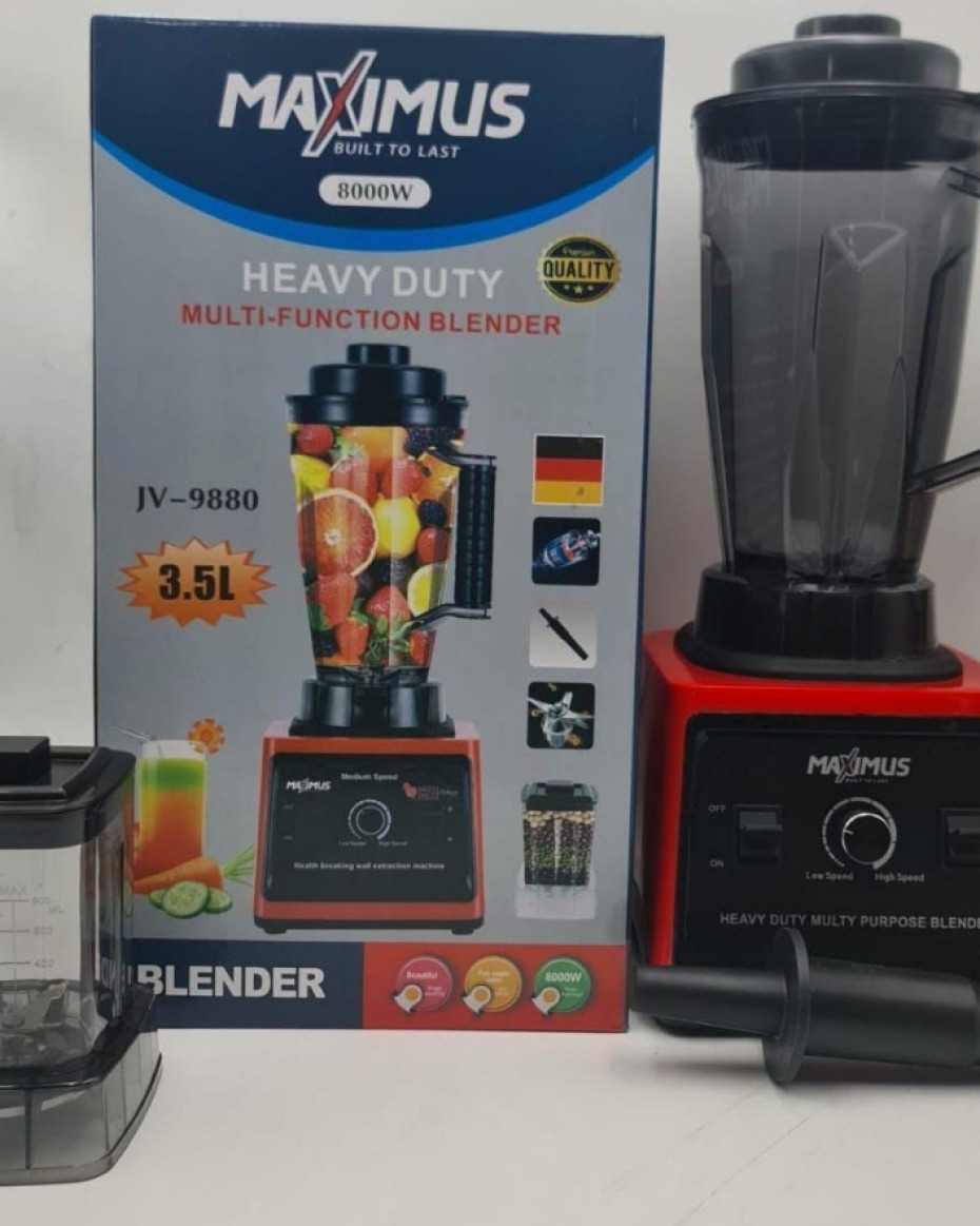 *STRONG 8000WATTS MAXIMUS HEAVY DUTY,3.5LITRS 2IN1 BLENDER.