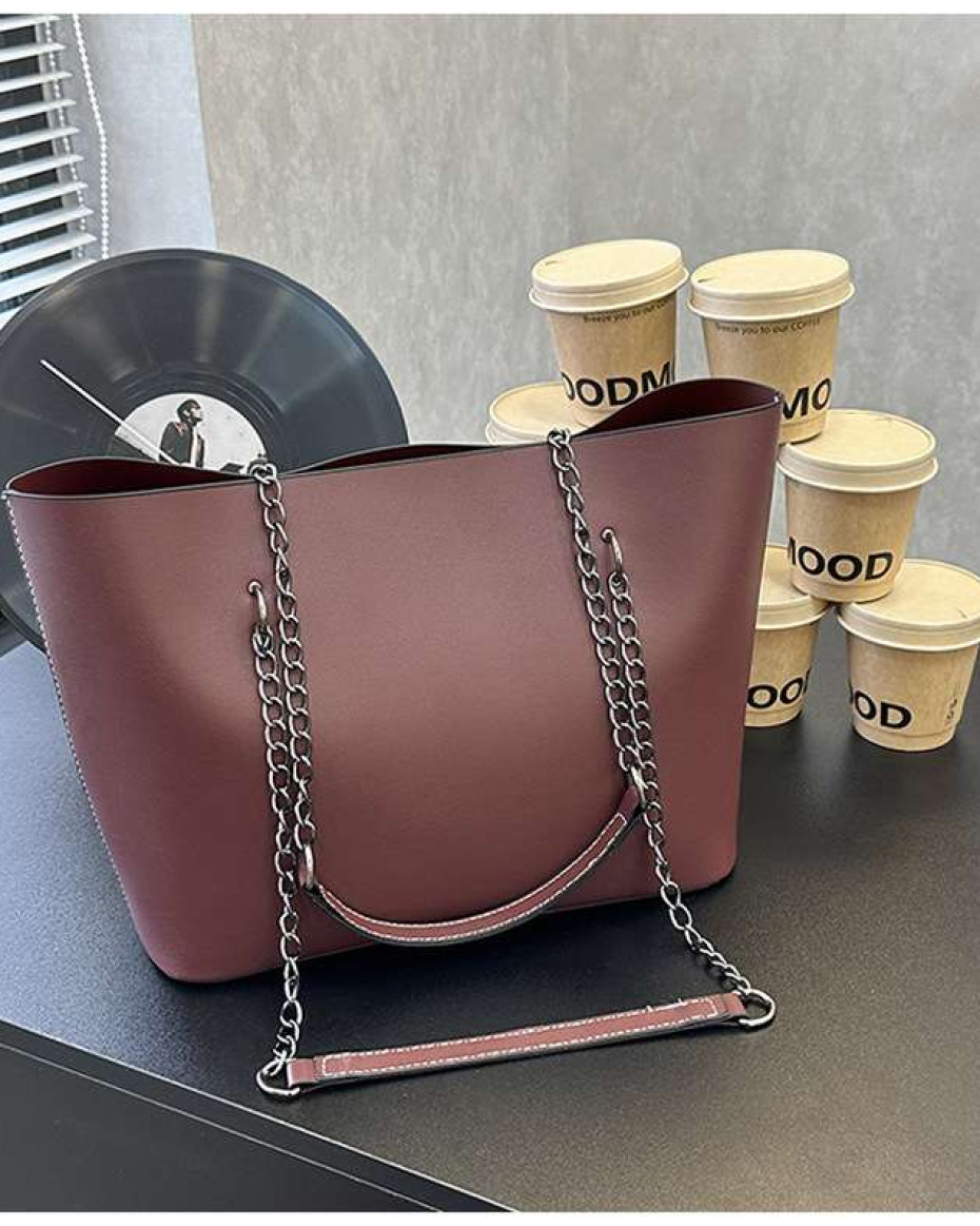 *TOTE QUALITY STOCK LEATHER BIG BAG