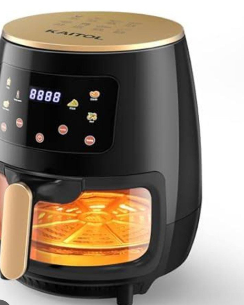 *7LTRS TRANSPARENT KENWOOD MULTIFUNCTIONAL OIL-FREE ELECTRIC AIR FRYER.