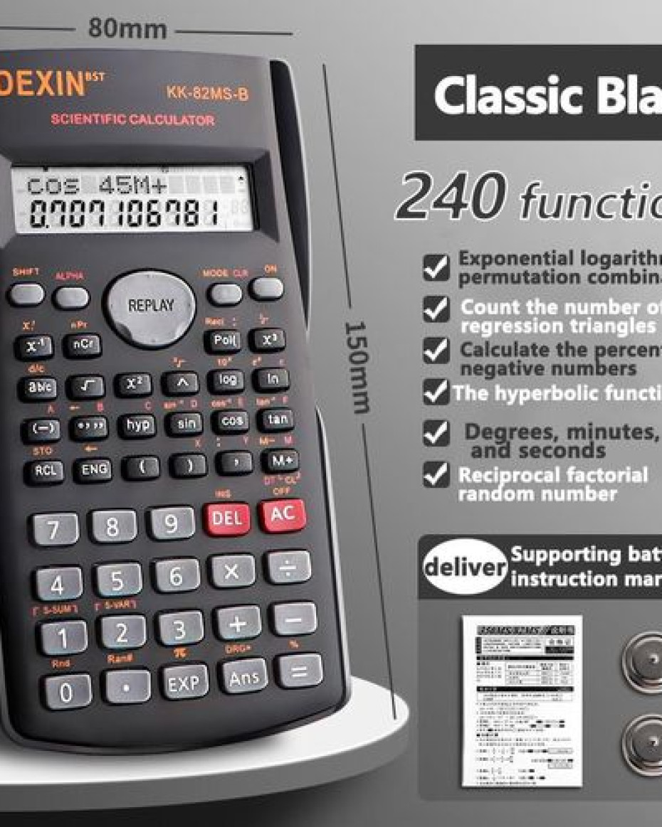 FUNCTIONS SCIENTIFIC CALCULATOR.