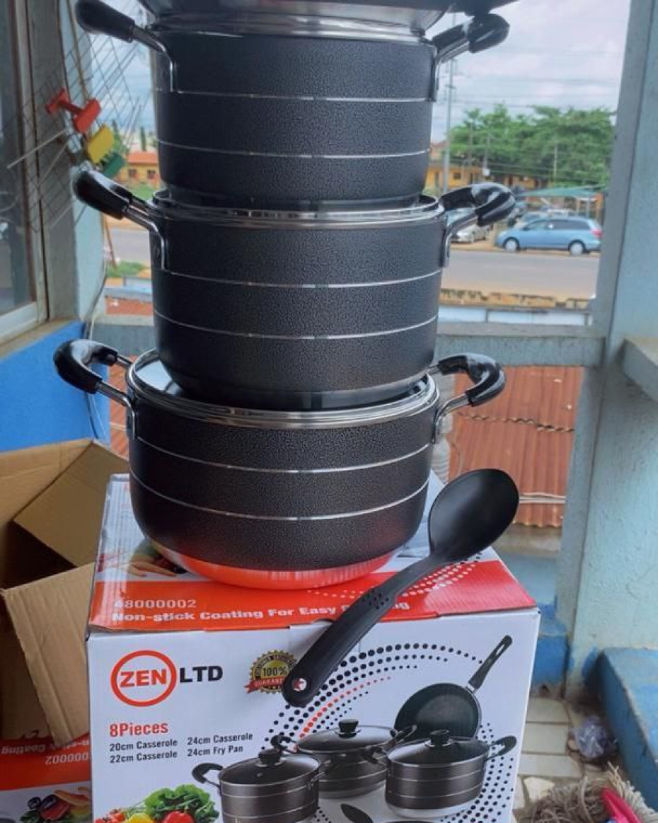 *UNIQUE 4IN1 ZEN NONSTICK COOKWARE SET...:* 20CM,22CM,24CM,24CM FRYPAN