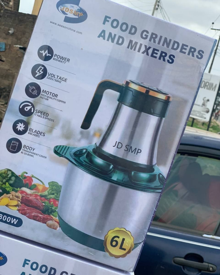 *6L SMP FOOD PROCESSOR/YAM POUNDER/GRINDER/MIXER.