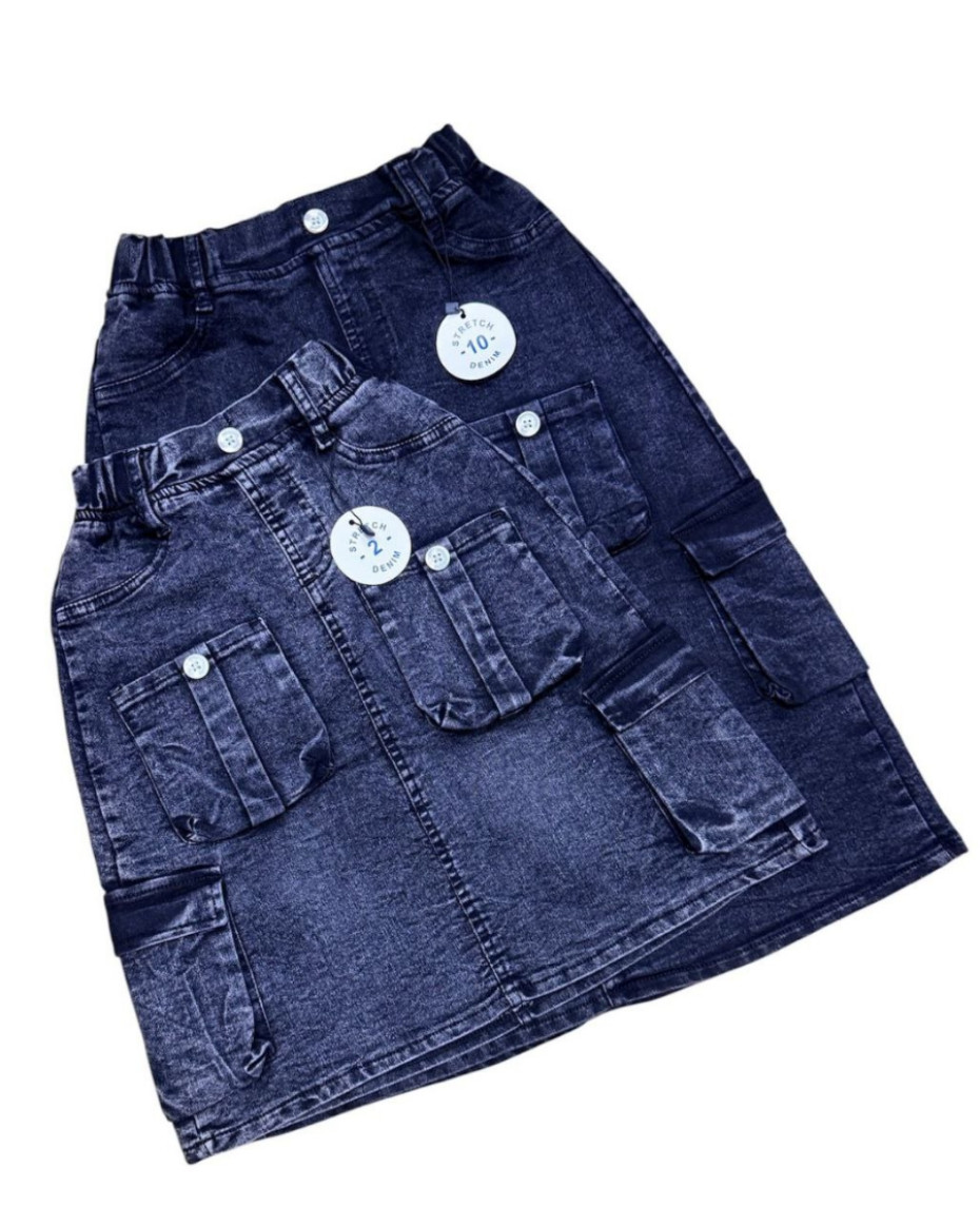 HIGH QUALITY MAYORAL BAGGY JEANS SKIRT FOR GIRLS..