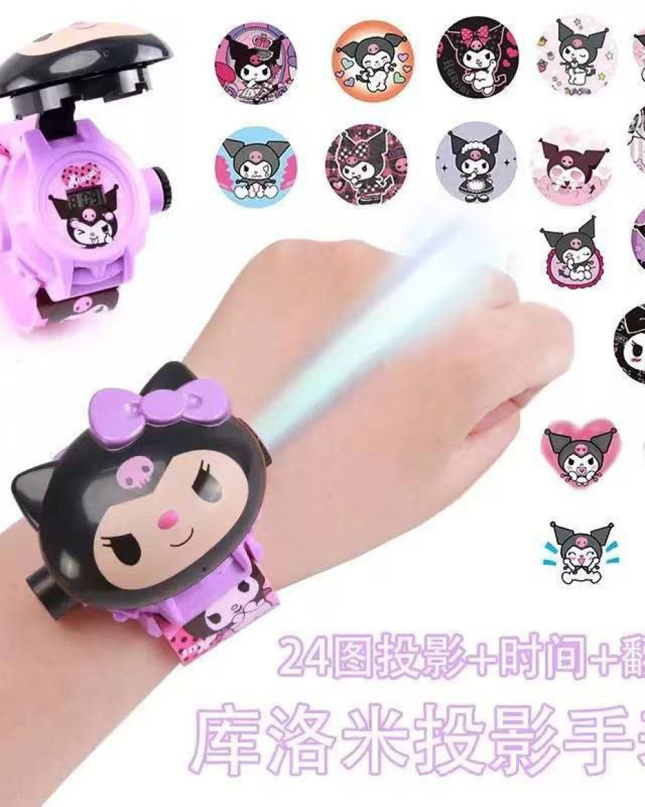 *DISNEY CARTOON CHARACTER KID WATCH WITH MUSIC & LIGHT