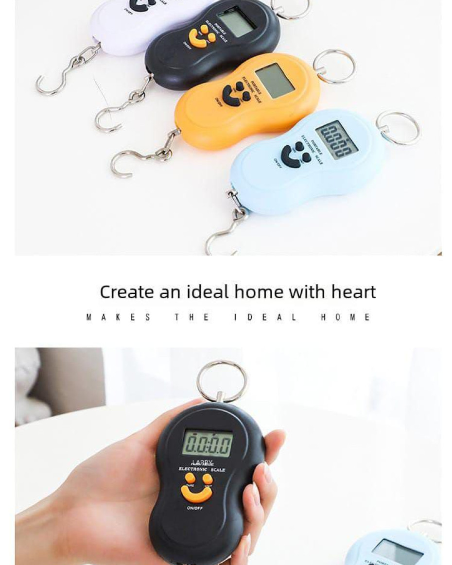 *PORTABLE HOOK LUGGAGE WEIGHING SCALE