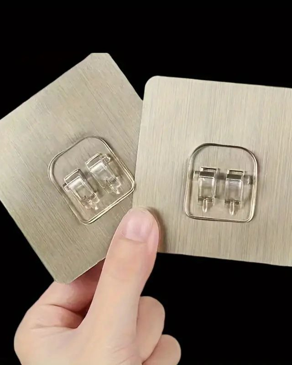 *Big Size Gold No Punching Wall Hook