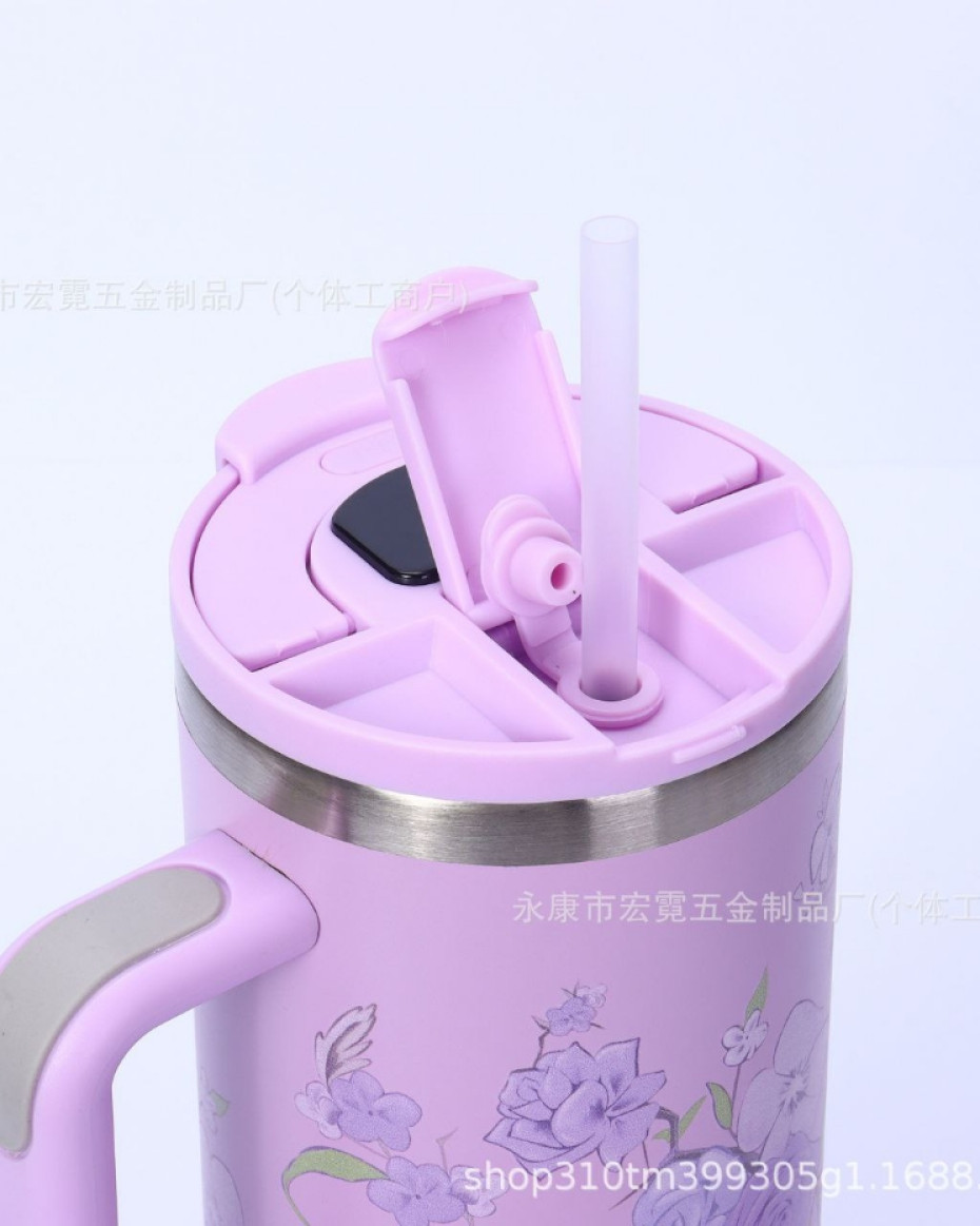 QUALITY THERMO QUENCHER VACUUM CUP WITH TEMPERATURE INDICATOR.