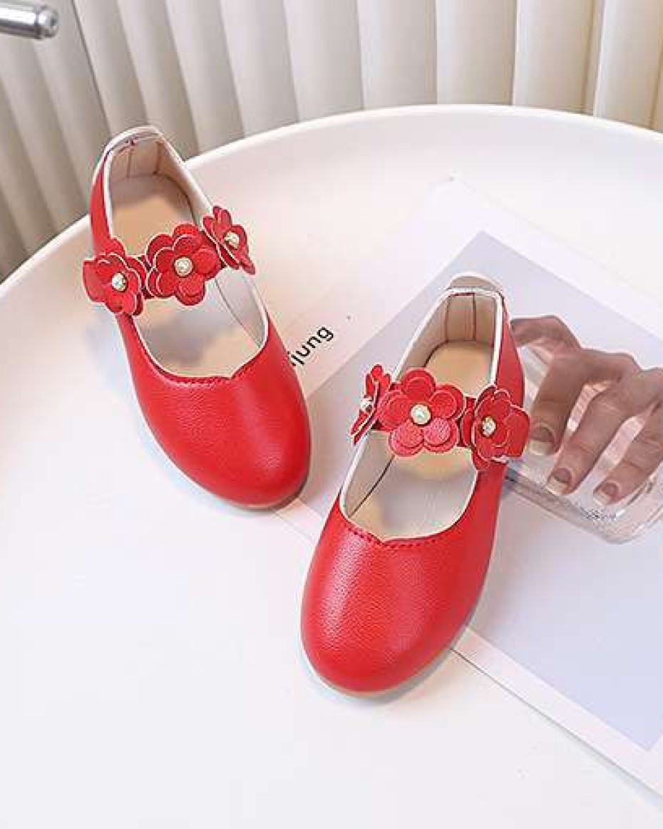 ZARA UNIQUE FULL COVER PETAL SHOES.... RED