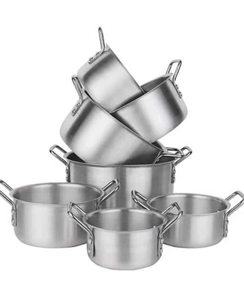 *14PCS HIGH QUALITY HOFFNER ALUMINUM POT (16cm,18cm, 20cm, 22cm, 24cm, 26cm & 28cm).