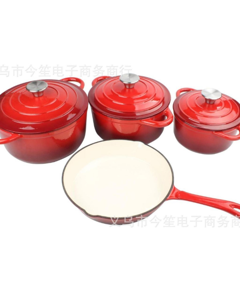 *Best of Quality Enamel Cast Iron Cookware Pot Sets.