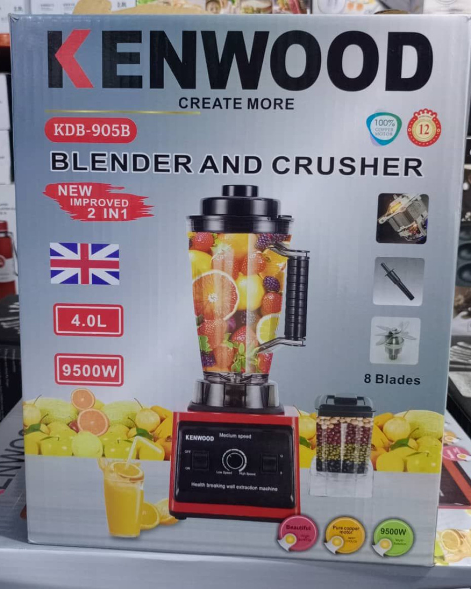 *QUALITY 4LITRES,9500WATTS DOUBLE CUP KENWOOD COMMERCIAL BLENDER..(SMALL CARTON