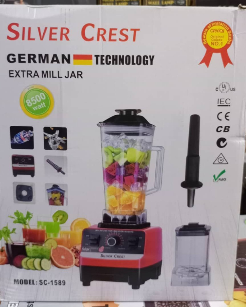 *GERMAN STANDARD 8500WATTS SILVER CREST BLENDER (2LITRES)...L