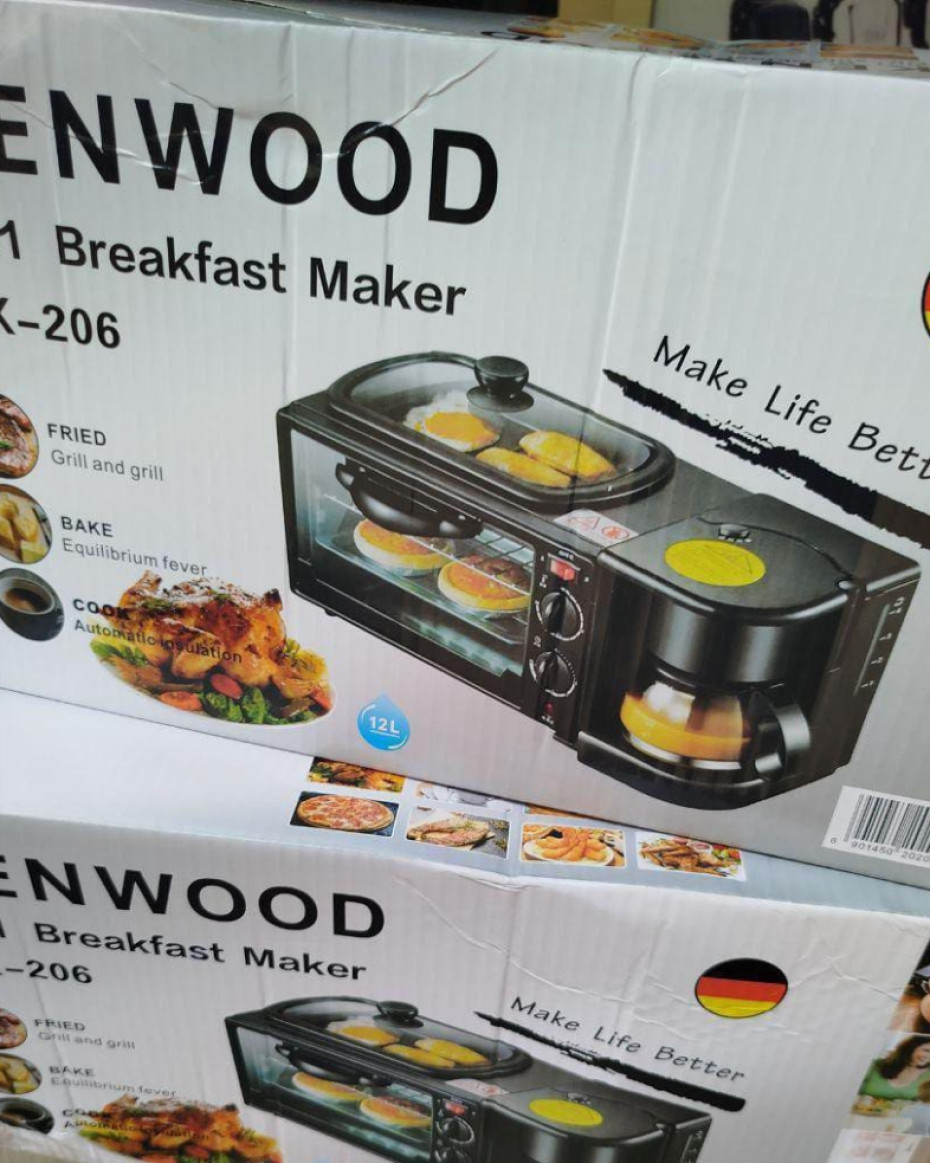 12LTRS KENWOOD 3IN1 BREAKFAST MAKER