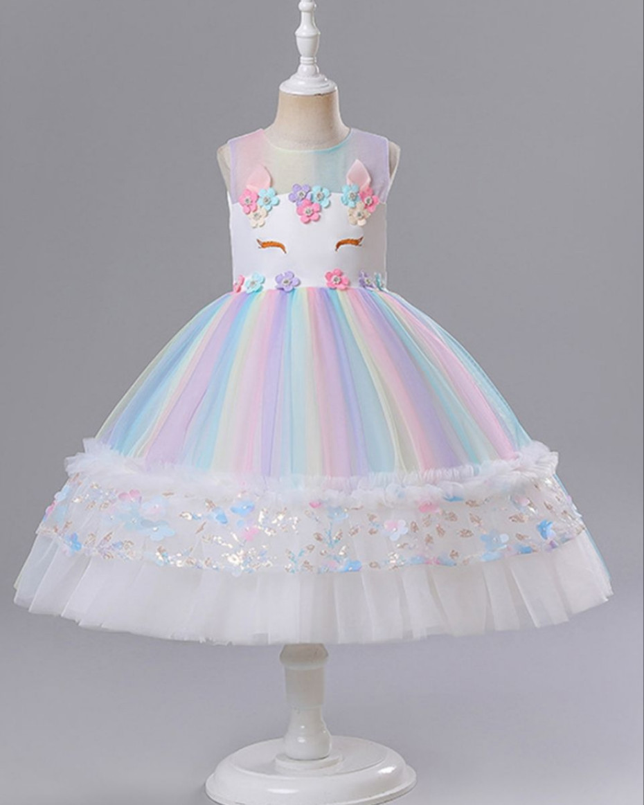 *ELEGANT QUALITY CATHERINE FULL PLEATED BALL GOWN WITH PETALS.... White