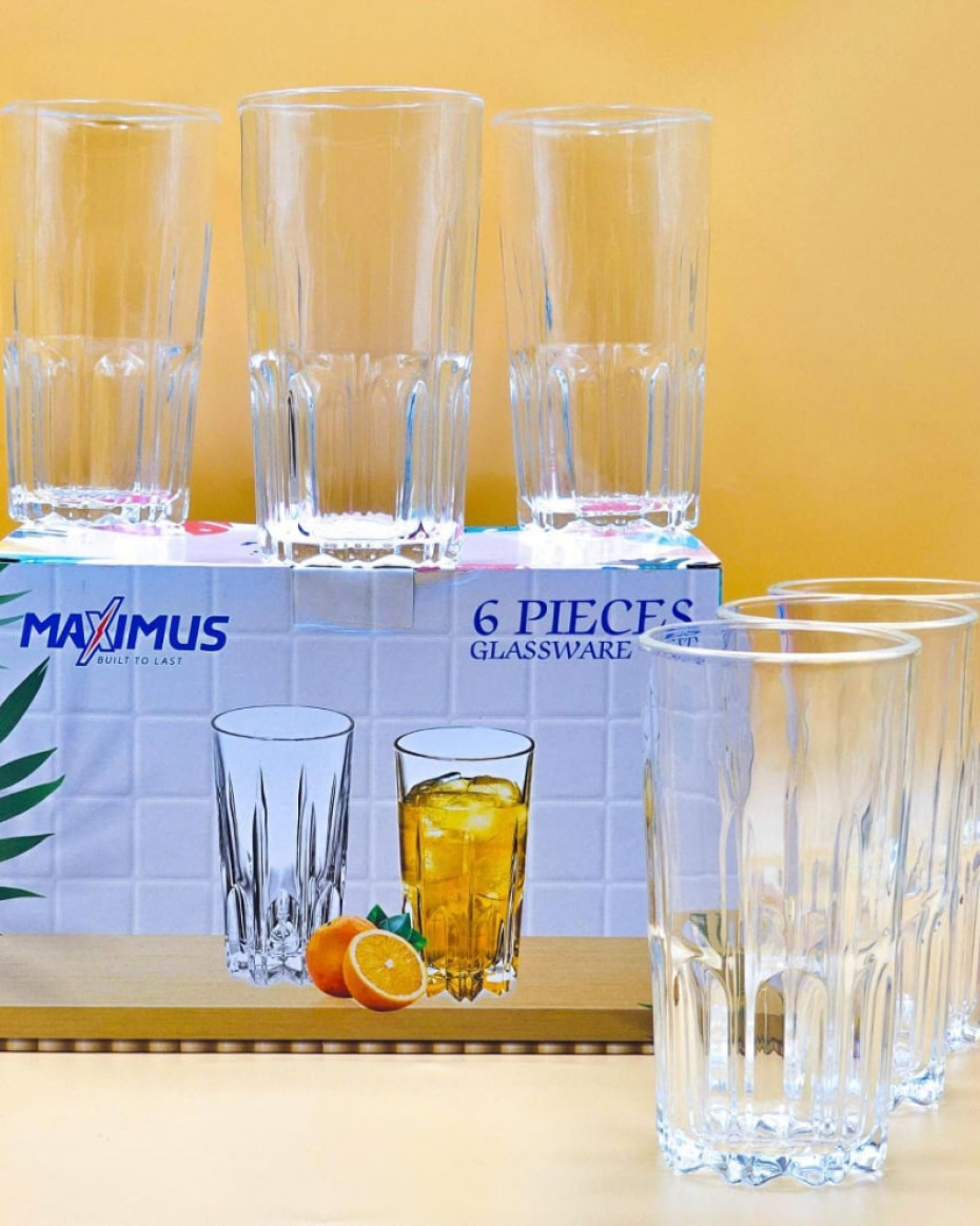 *6PCS QUALITY STRONG JUICE/WATER GLASS CUP.