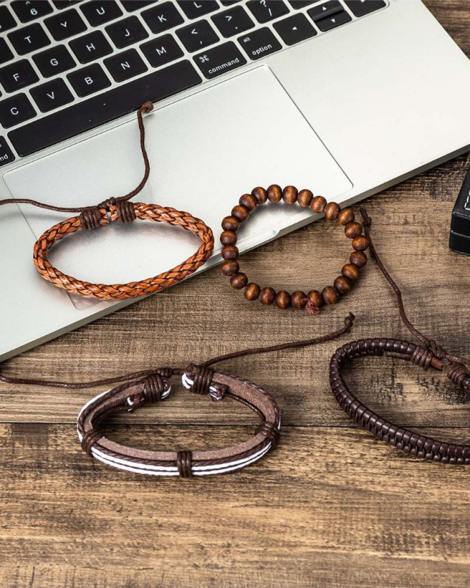 *Williams😘 Chain Bracelet Wristwatch with chambala sets