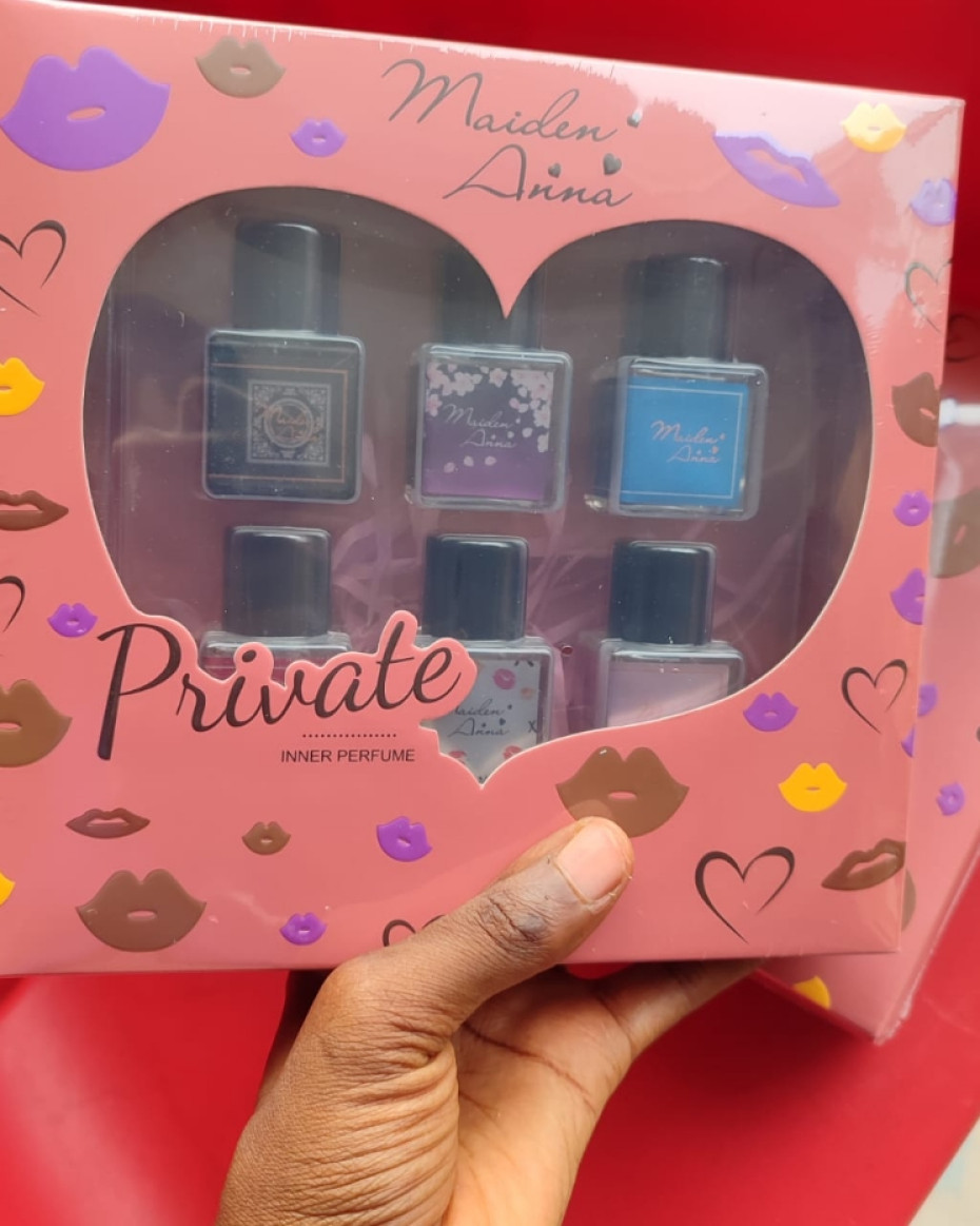 *6in1 MAIDEN ANNA FEMALE LUXURY PERFUME SET (10MLS PER BOTTLE)....