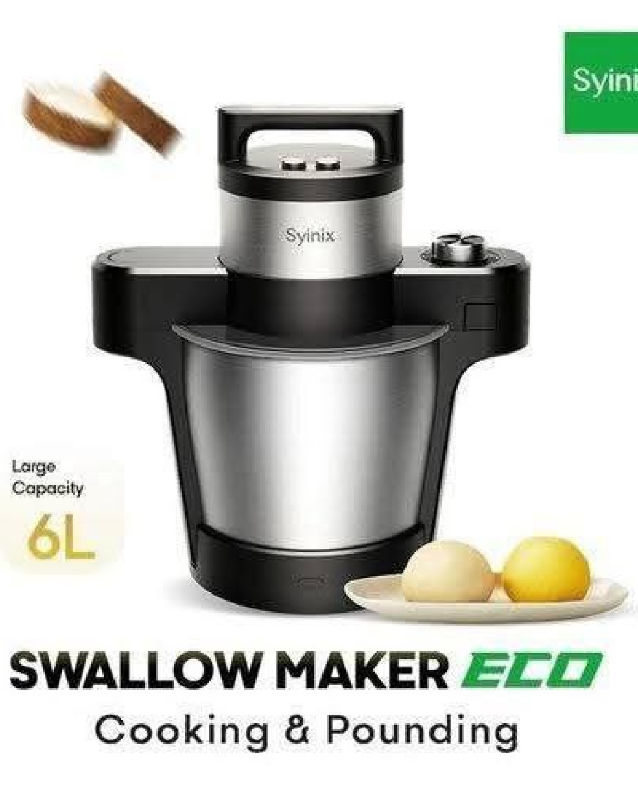 *6L SYNIX MULTIFUNCTIONAL COOKING & POUNDING SWALLOW MAKER