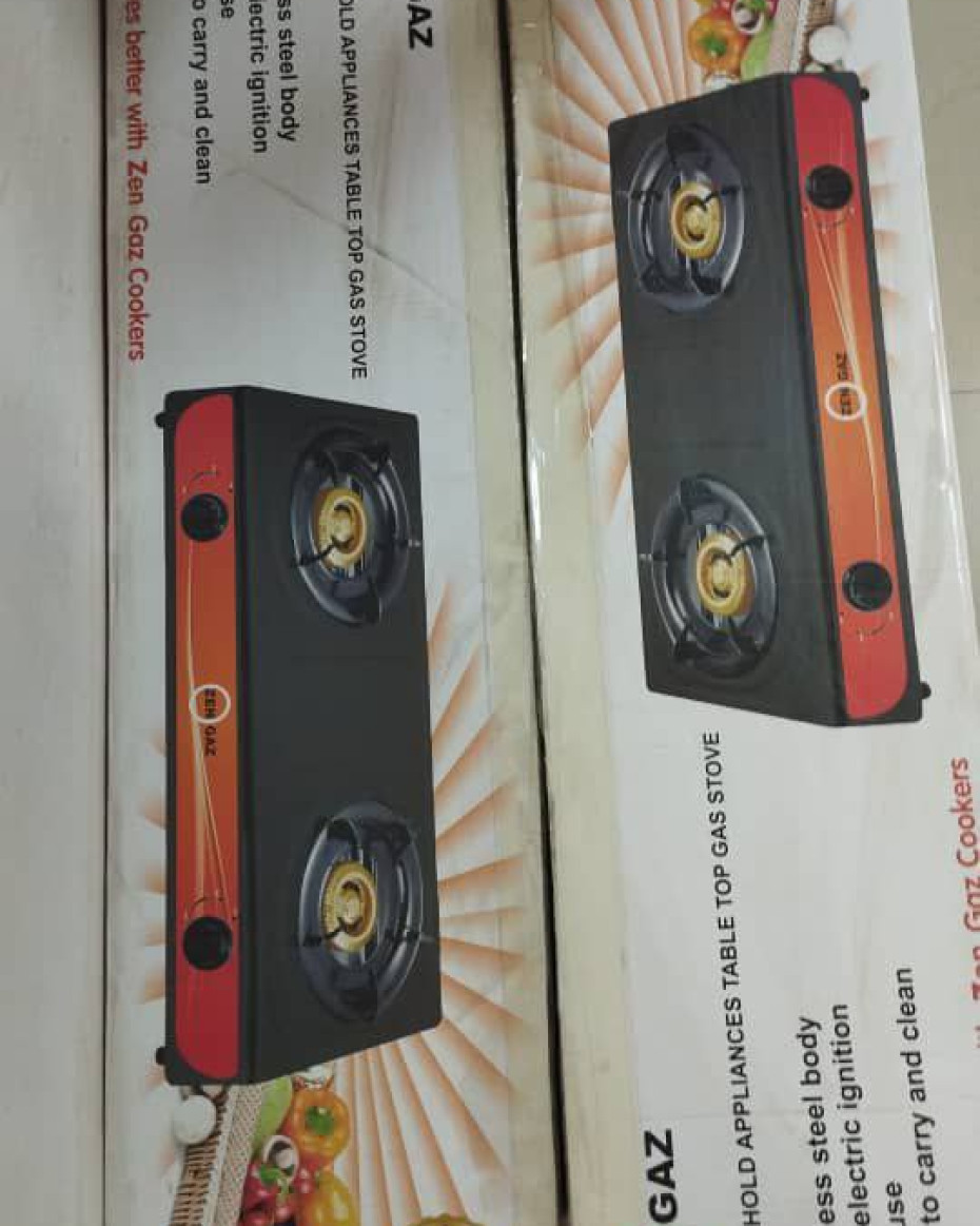 *2 FACE QUALITY ZENGAS NONSTICK AUTO IGNITION TABLE GAS COOKER/BURNER