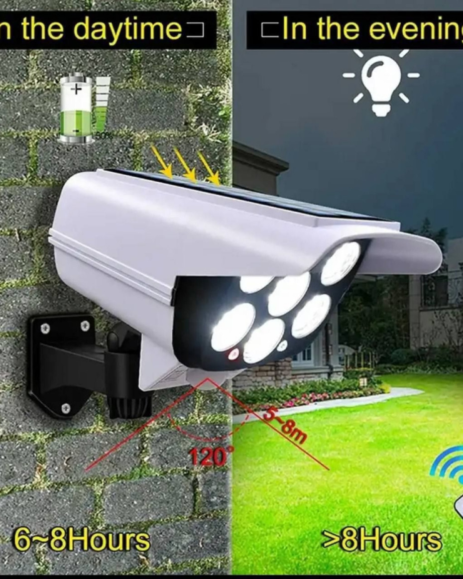 *MOTION SENSOR OUTDOOR SECURITY SOLAR LED LIGHT...