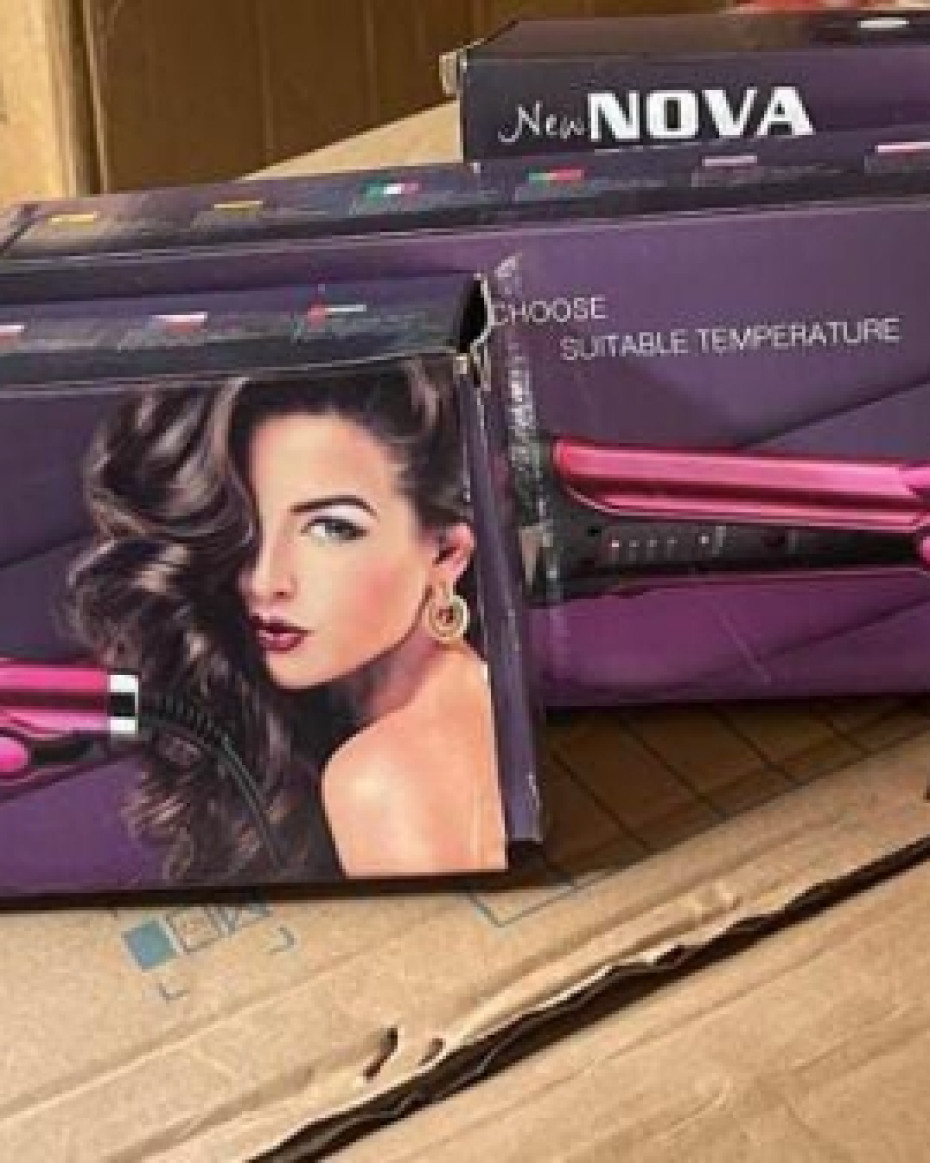 NEW PROFESSIONAL HAIR STRAIGHTENER WITH WIDE MOUTH PLATE