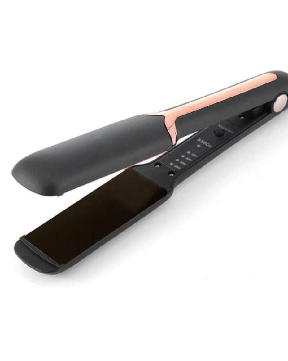 NEW PROFESSIONAL HAIR STRAIGHTENER WITH WIDE MOUTH PLATE