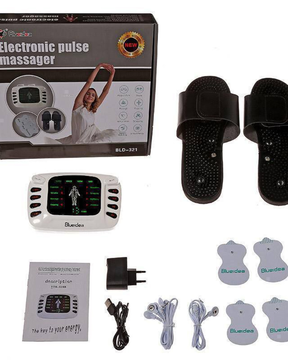 *UNISEX ELECTRONIC PULSE MASSAGER [THERAPY/STROKE/SLIMMING MACHINE].