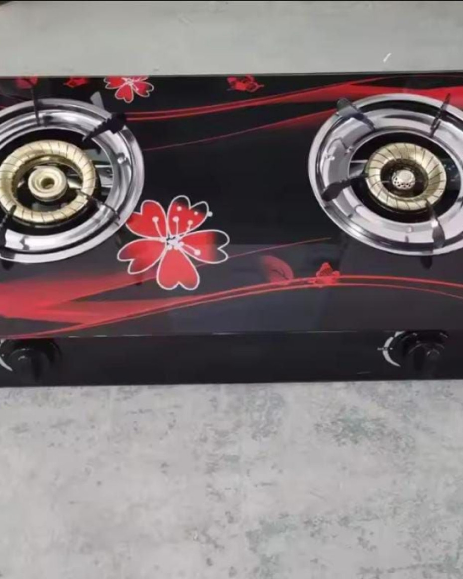 *2 FACE QUALITY ZENGAS GLASS AUTO IGNITION TABLE GAS COOKER/BURNER.